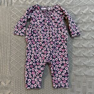 Tea Collection Floral Romper ~ 0/3M